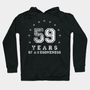 Vintage 59 years of awesomeness Hoodie